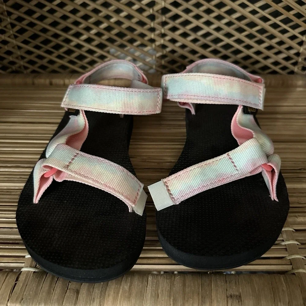 Teva Girls Tie Dye Strappy Sandals 5‎